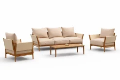 Conjunto de Jardín Aluminio Marrón Tropical ARENAS 8