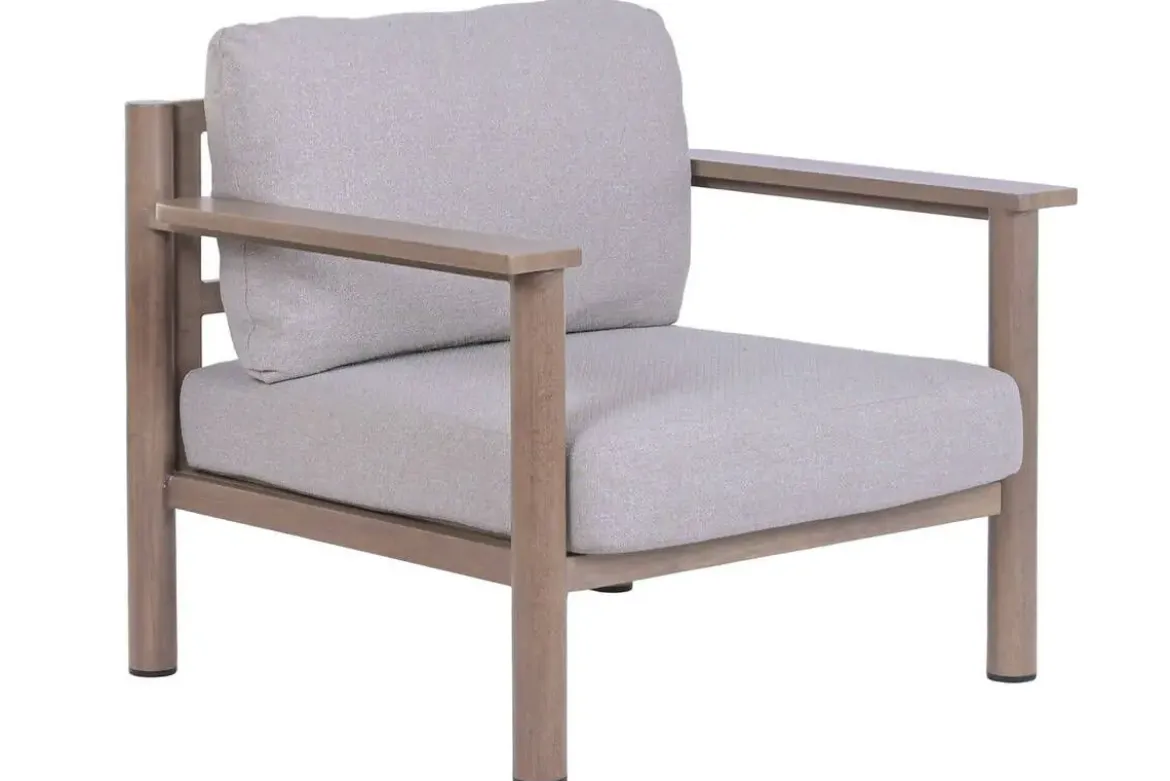 Conjunto de Jardín Aluminio Símil Madera MB-224522