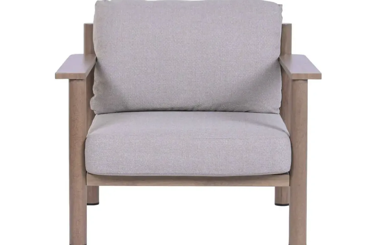 Conjunto de Jardín Aluminio Símil Madera MB-224522