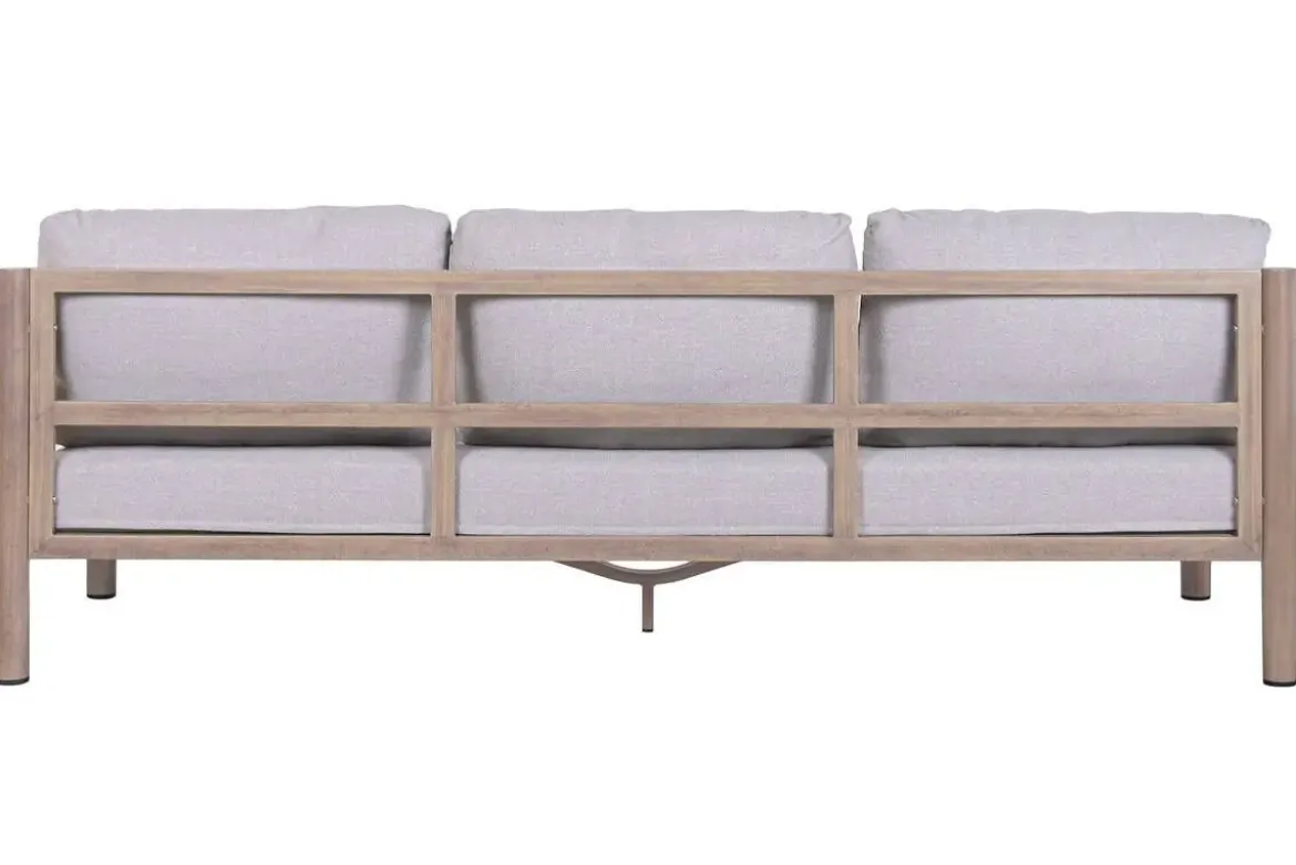 Conjunto de Jardín Aluminio Símil Madera MB-224522