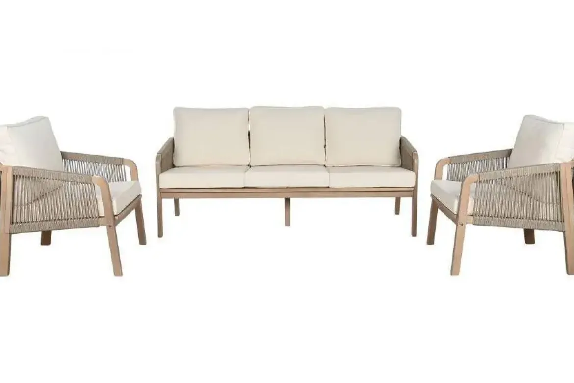 Conjunto de Jardín de Acacia y Cuerda MB-218315