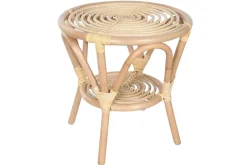 Conjunto de Jardín de Ratán con Cojines de Lino MB-213863