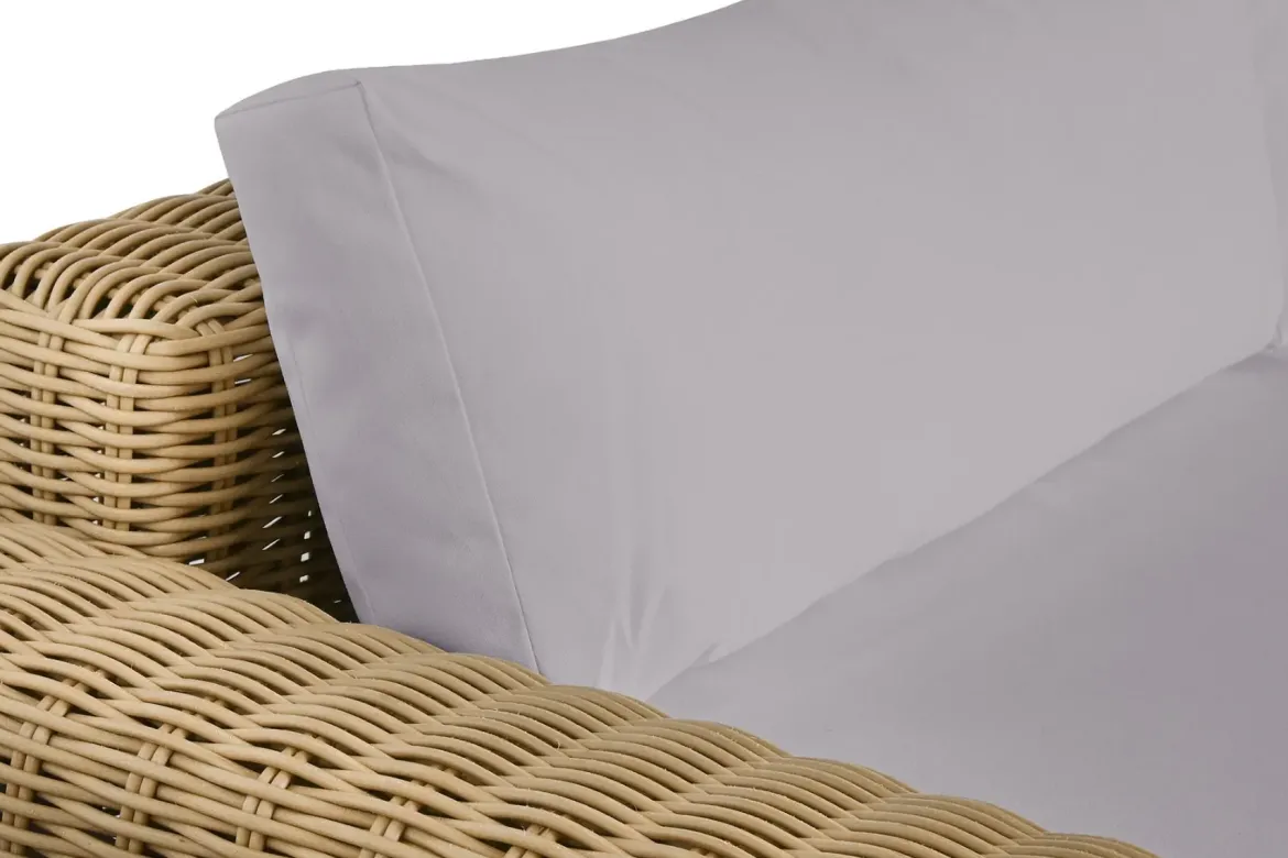 Conjunto de Jardín de Ratán Sintético con Dos Sillones MB-211134