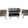Conjunto de Jardín en Cuerda Trenzada y Metal MB-224636