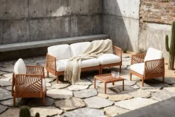 Conjunto de Jardín en Polipropileno Color Terracota MB-224150