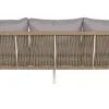 Conjunto de Jardín Estructura de Aluminio Blanco con Cuerda Sintética MB-218296