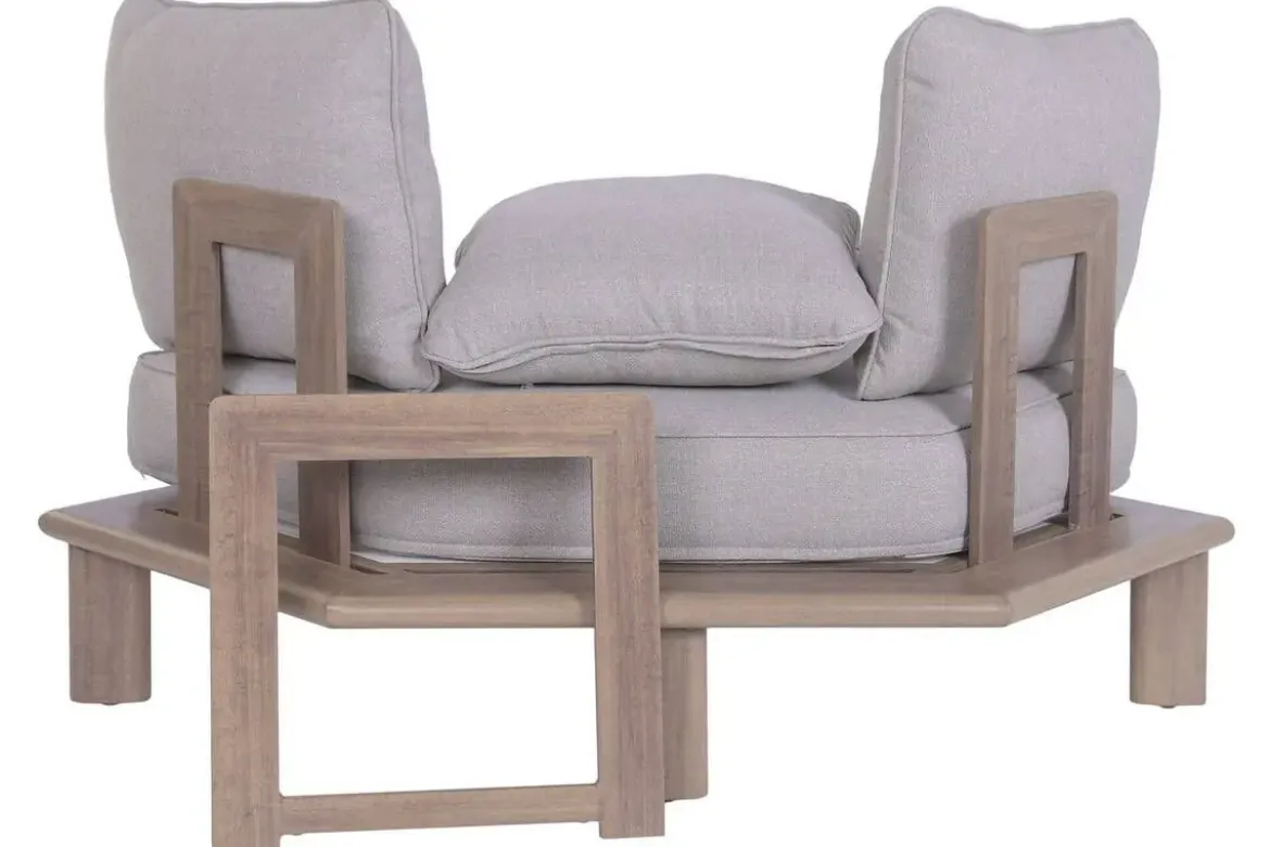 Conjunto de Jardín Rinconero Símil Madera MB-224519