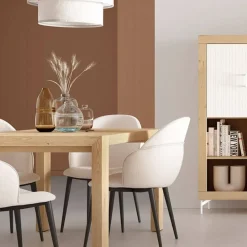 Conjunto de Salón MOON EVO Acabados en Roble, Blanco y Grafito de Melamina Nº 44