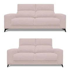 Conjunto de Sofá 3+2 Plazas con Cabezal Reclinable y Asientos Deslizantes OMAR