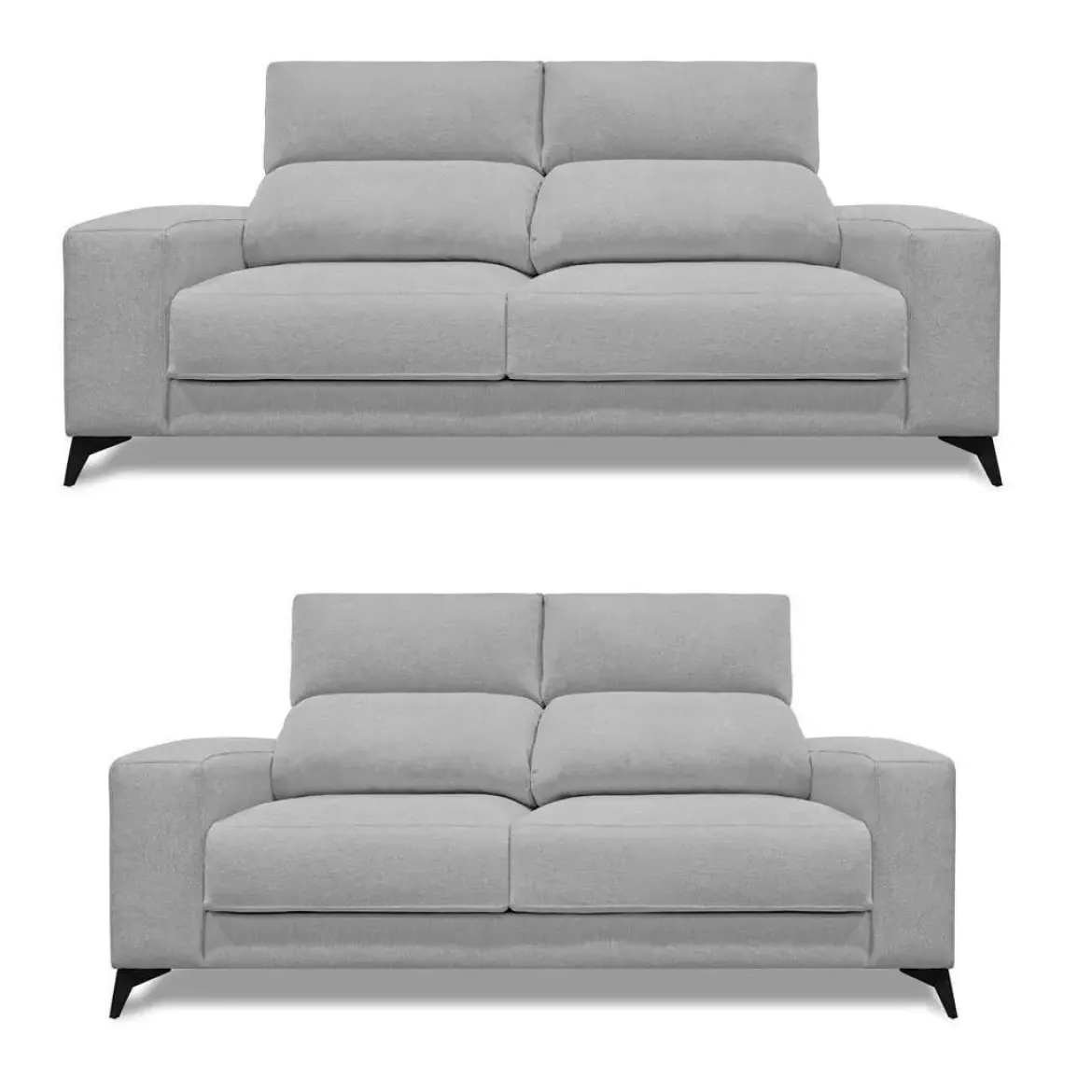 Conjunto de Sofá 3+2 Plazas con Cabezal Reclinable y Asientos Deslizantes OMAR