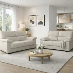 Conjunto de Sofás 3+2 Plazas en Tela Modelo DAURO