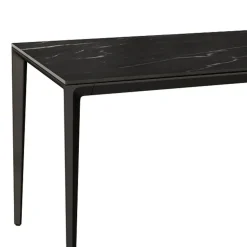 Conjunto Mesa Comedor Porcelánico Mármol con 4 Sillas CORTES