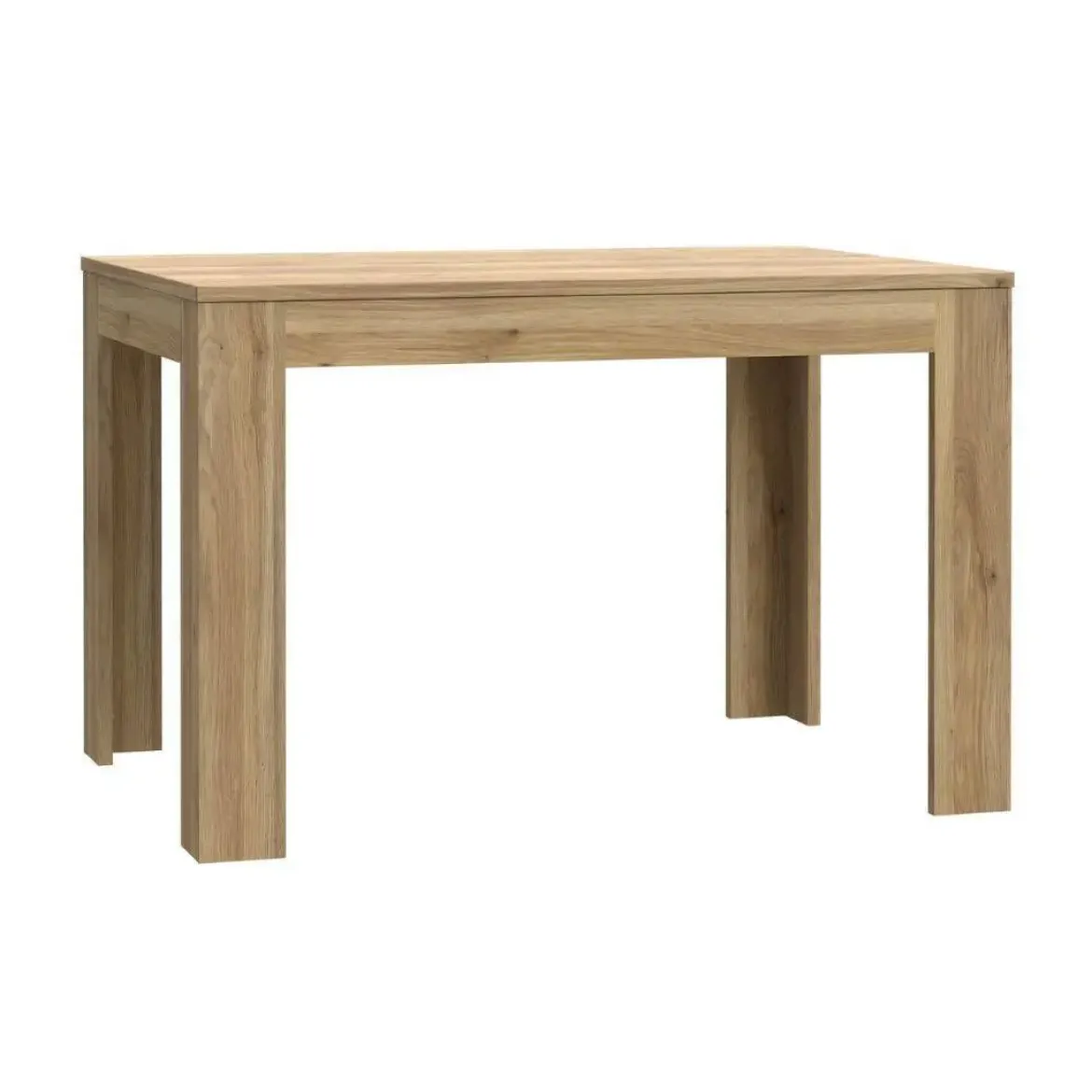 Conjunto Mesa Comedor Roble con 4 Sillas Tapizadas KILLARNEY