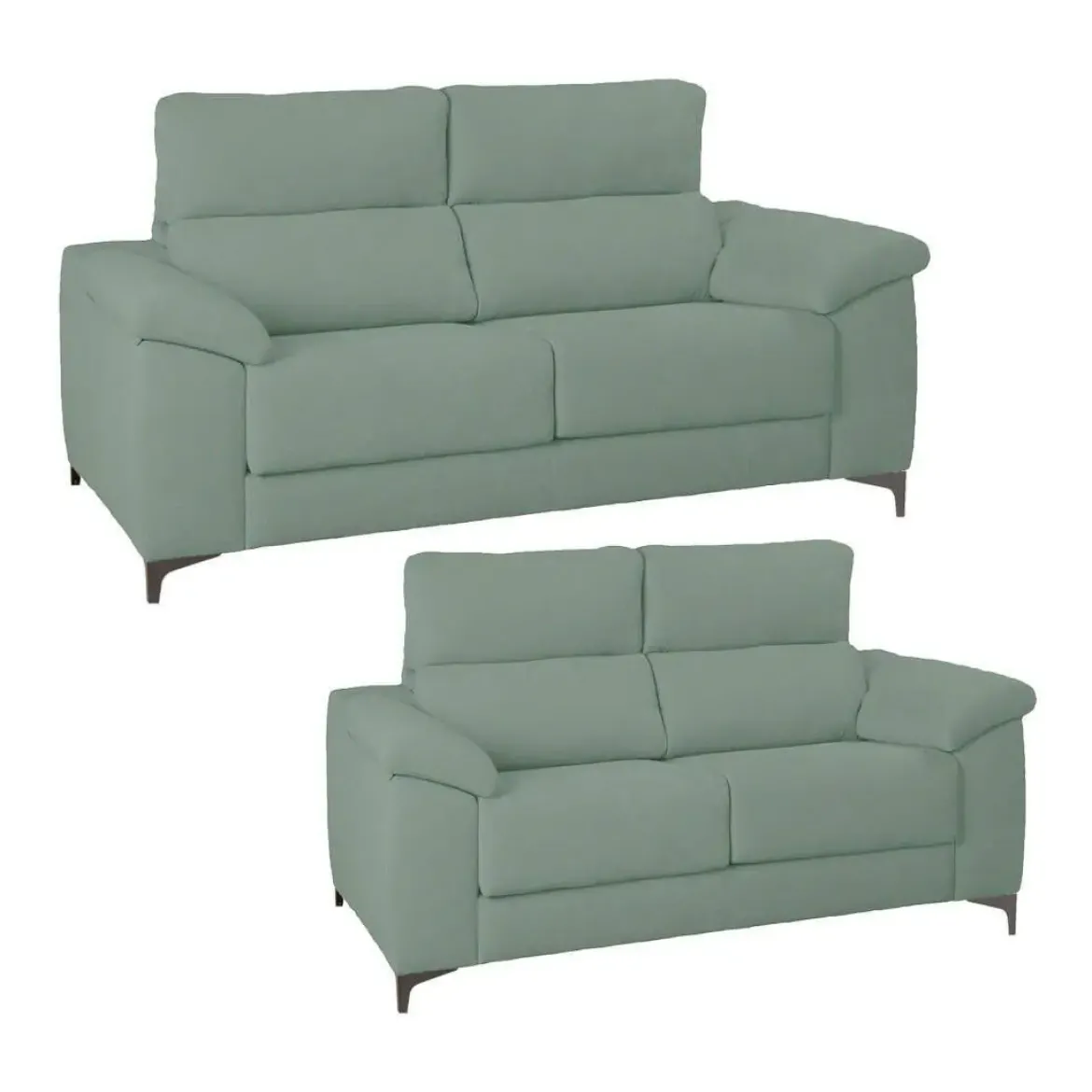 Conjunto Sofás de 3+2 Plazas con Asientos Deslizantes NERÓN