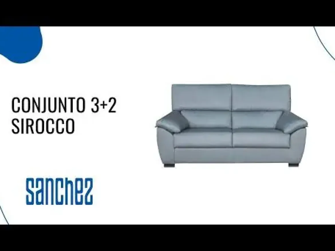 Conjunto Sofás de 3+2 Plazas Tapizado en Tela SIROCCO