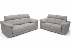 Conjunto Sofás 3+2 plazas ANA con Asientos Deslizantes y Tapizado en Tela