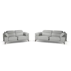 Conjunto Sofás 3+2 Plazas con Asientos Deslizantes Y Respaldo Reclinable NIZA