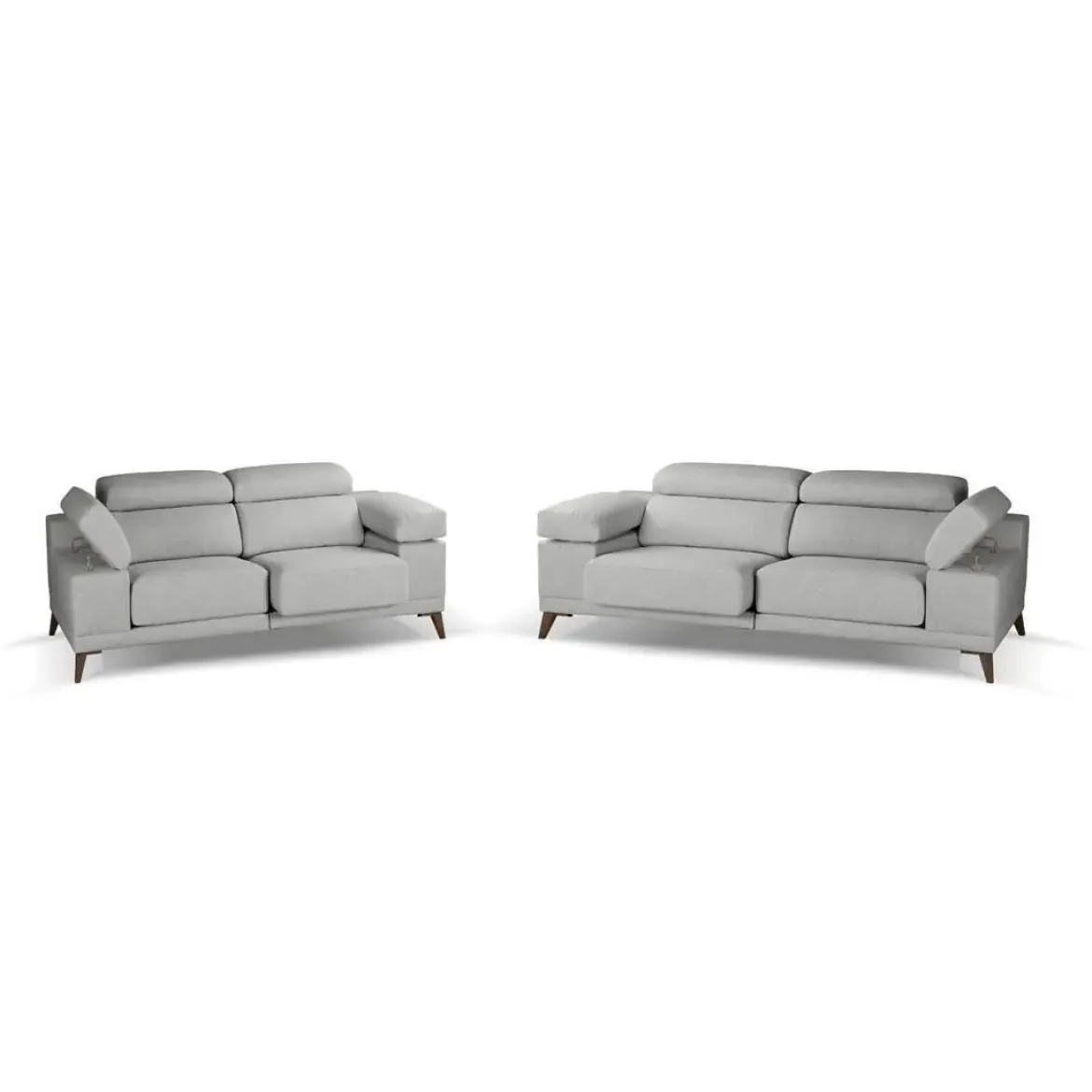 Conjunto Sofás 3+2 Plazas con Asientos Deslizantes Y Respaldo Reclinable NIZA