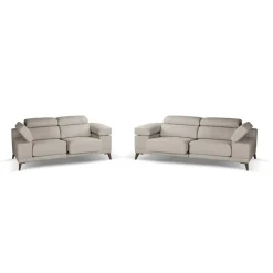Conjunto Sofás 3+2 Plazas con Asientos Deslizantes Y Respaldo Reclinable NIZA