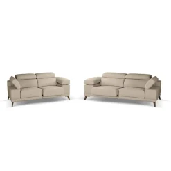 Conjunto Sofás 3+2 Plazas con Asientos Deslizantes Y Respaldo Reclinable NIZA