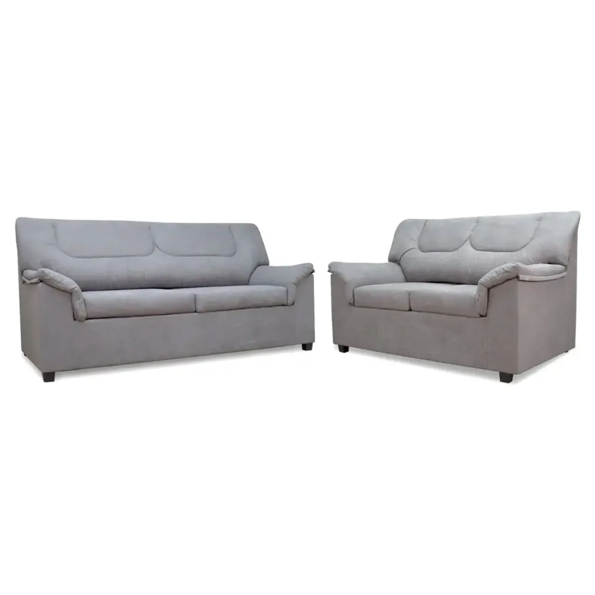 Conjunto Sofás 3+2 Plazas Tapizado en Tejido color Perla YUQUE