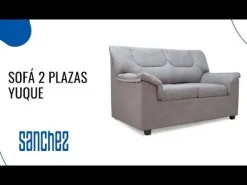 Conjunto Sofás 3+2 Plazas Tapizado en Tejido color Perla YUQUE