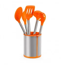 Conjunto 5 utensilios Naranjas serie EFFICIENT BRA A195011