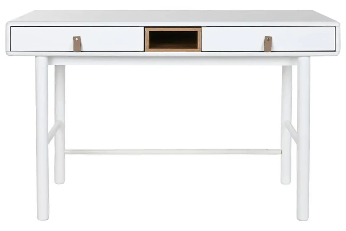 Consola Blanca con Cajones y Hueco MDF MB-211741