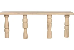 Consola de Madera de Mango Acabado Natural MB-212681