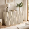 Consola de Madera de Mango Beige MB-212690