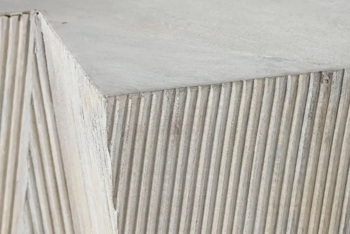 Consola de Madera de Mango Beige MB-212690