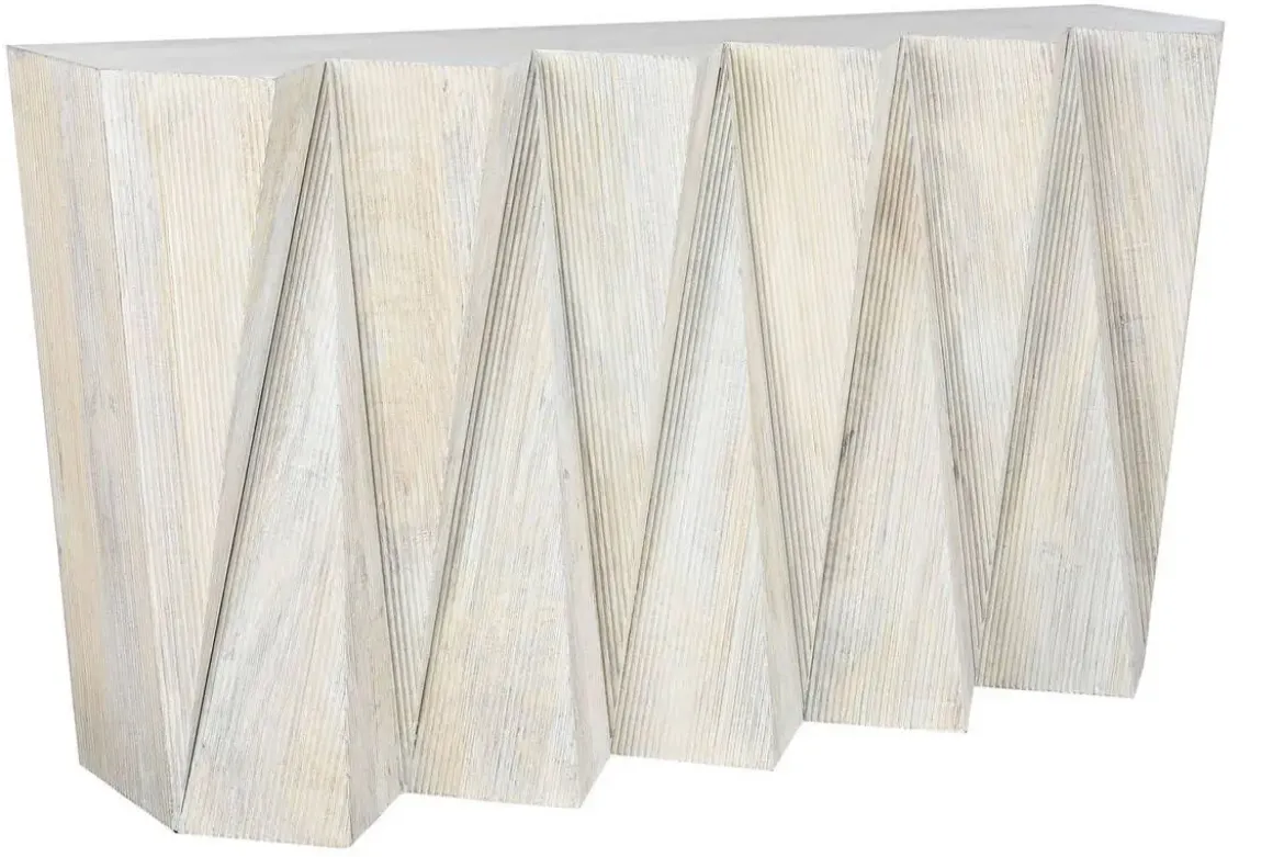 Consola de Madera de Mango Beige MB-212690
