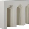 Consola de Madera de Mango Blanca 150 cm MB-213353
