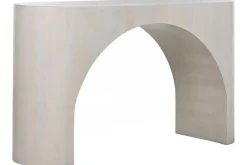 Consola de Madera de Mango Blanco MB-214817