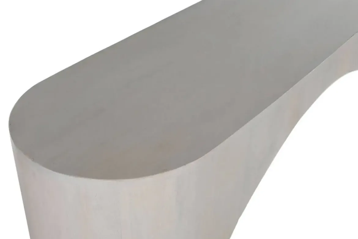 Consola de Madera de Mango Blanco MB-214817