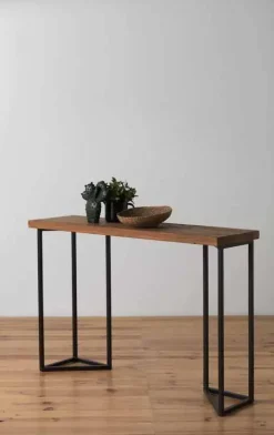 Consola de madera de Olmo viejo modelo 8410 GABAR DECO
