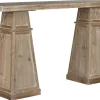 Consola de Madera MDF Decapé Natural MB-216305