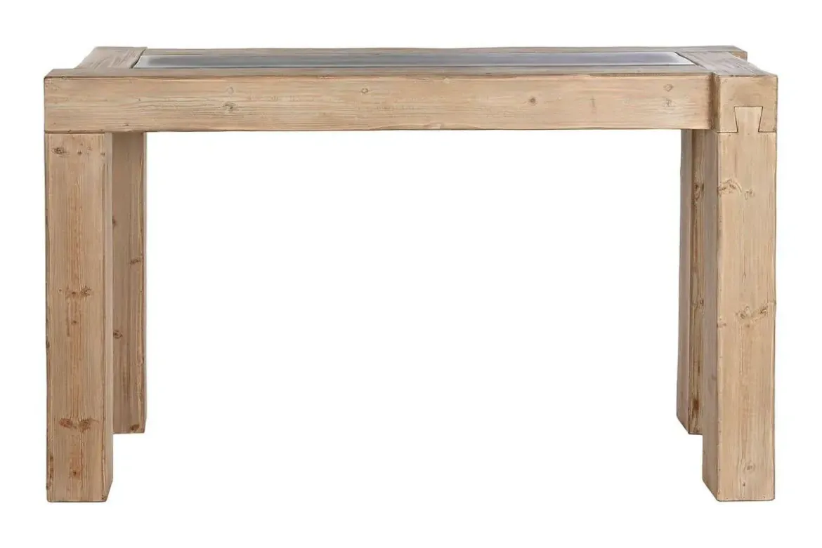 Consola de Madera Natural Abeto MDF MB-209219
