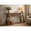 Consola de Madera Teca Reciclada Natural MB-217307
