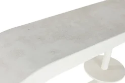Consola de MDF Acabado Rugoso Blanco MB-216611