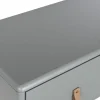 Consola deMDF Gris con 3 Cajones MB-209008