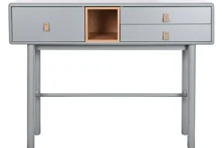 Consola deMDF Gris con 3 Cajones MB-209008