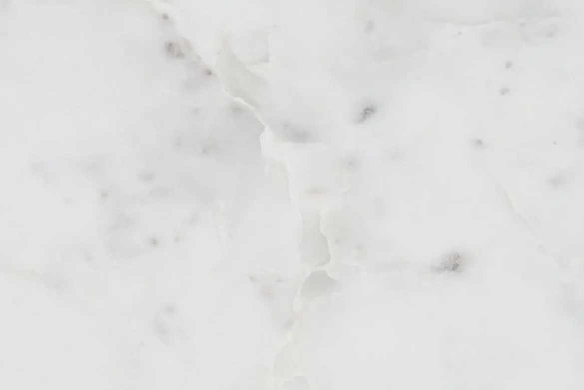 Consola de Mármol Blanco con Madera de Mango 120 cm MB-208508