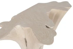 Consola de Raíz de Teca Decapé Blanco MB-223003