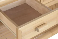 Consola de Recibidor de Bambú y Ratán Natural MB-221752