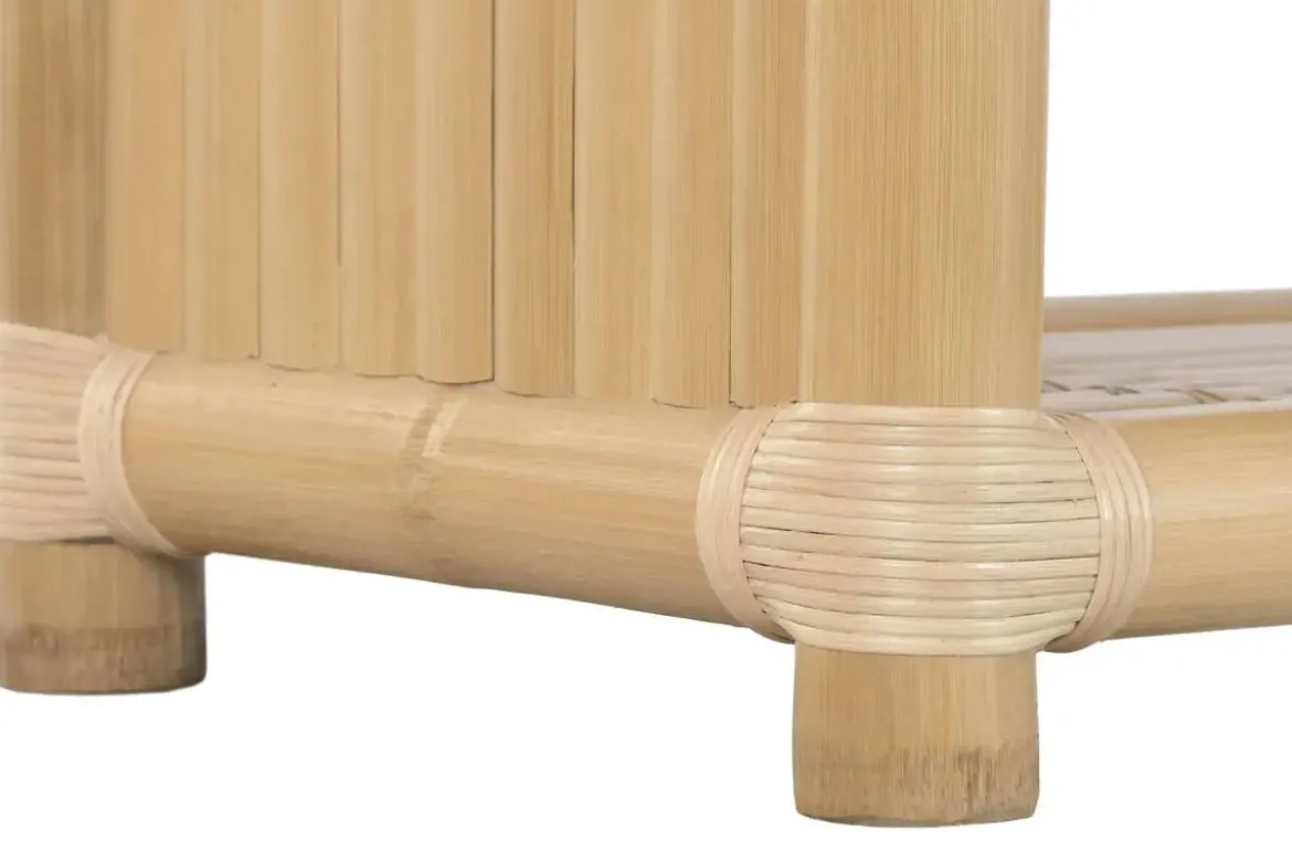 Consola de Recibidor de Bambú y Ratán Natural MB-221752