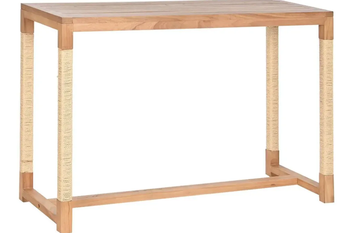Consola de Recibidor de Madera de Abeto Natural con Cuerda MB-209208