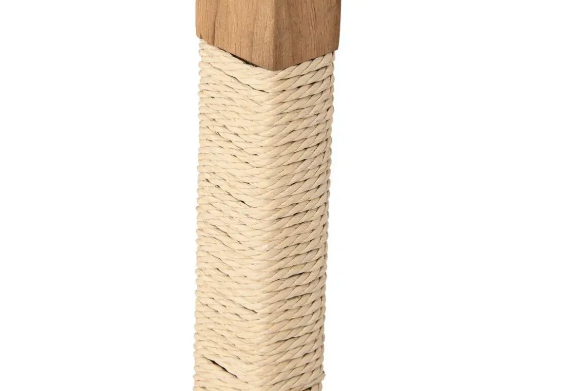 Consola de Recibidor de Madera de Abeto Natural con Cuerda MB-209208