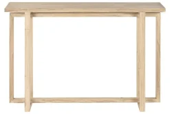 Consola de Recibidor de Madera Mindi Acabado Natural 120 cm MB-221507