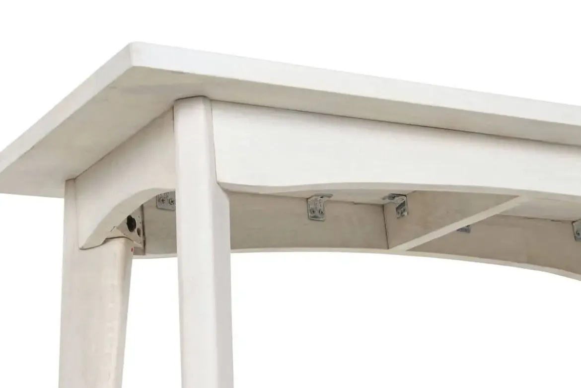 Consola de Recibidor de Madera de Mango Blanco Roto MB-215072